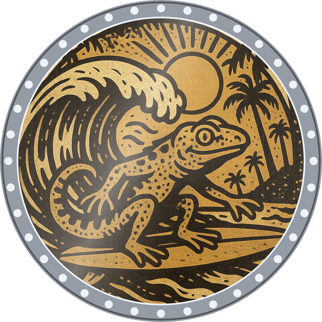 Longboard Lizard, cap #137