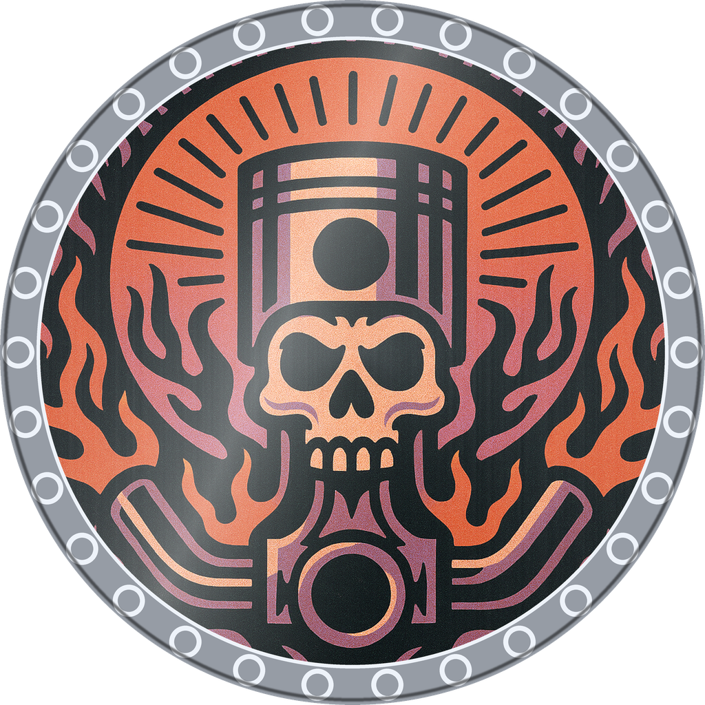 Piston Skull, cap #254