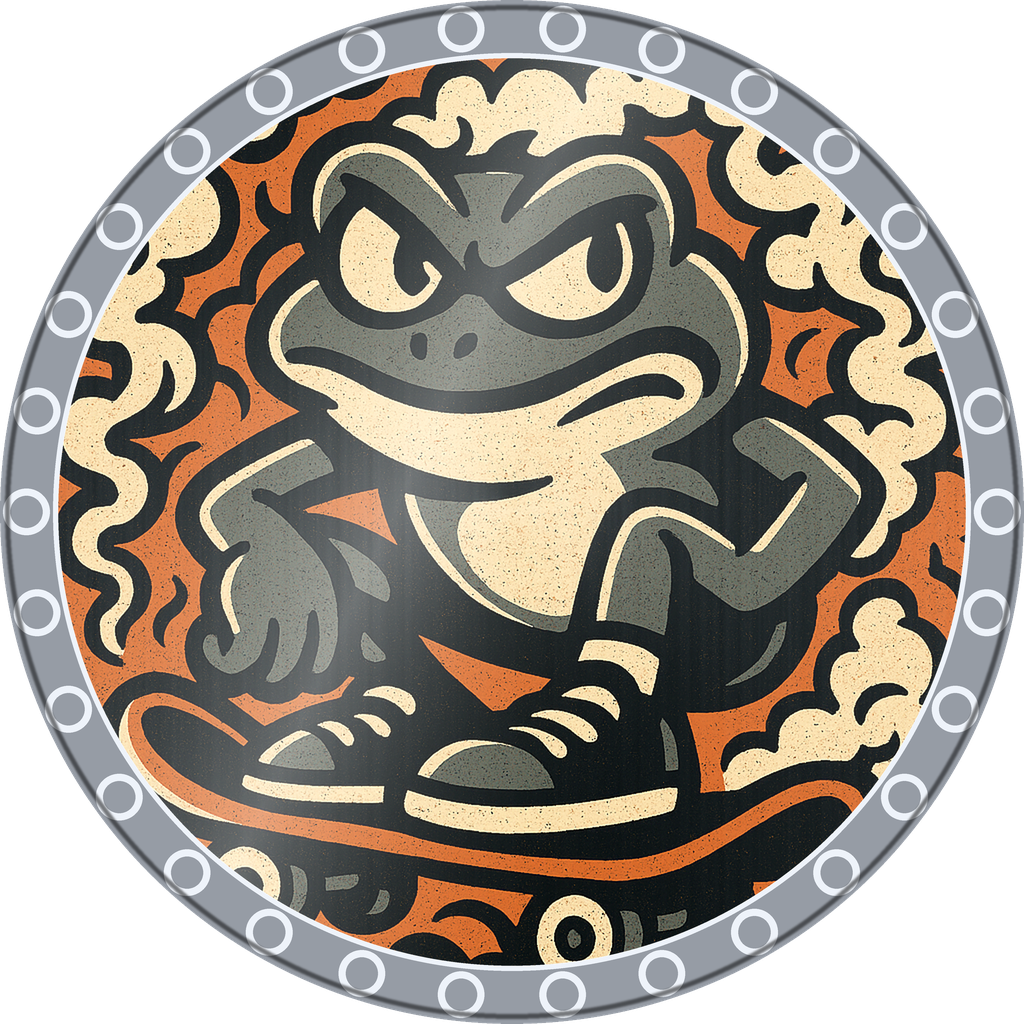 Sk8r Frog, cap #344