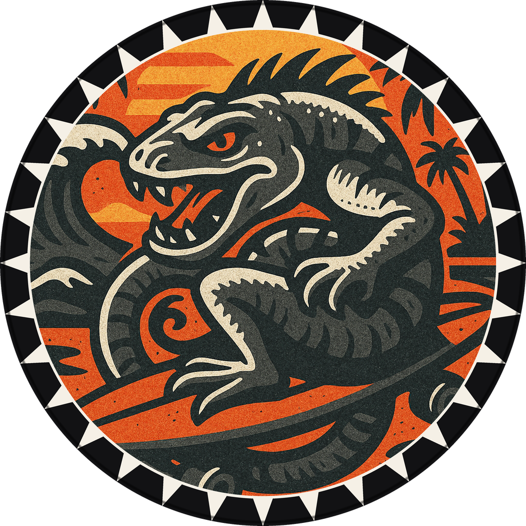 Longboard Lizard, cap #35