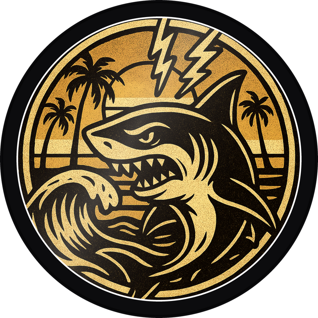 Sunset Shark, cap #404