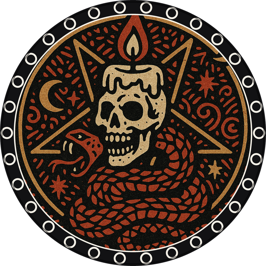Candle Skull, cap #418