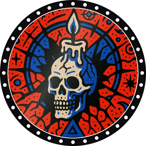 Candle Skull