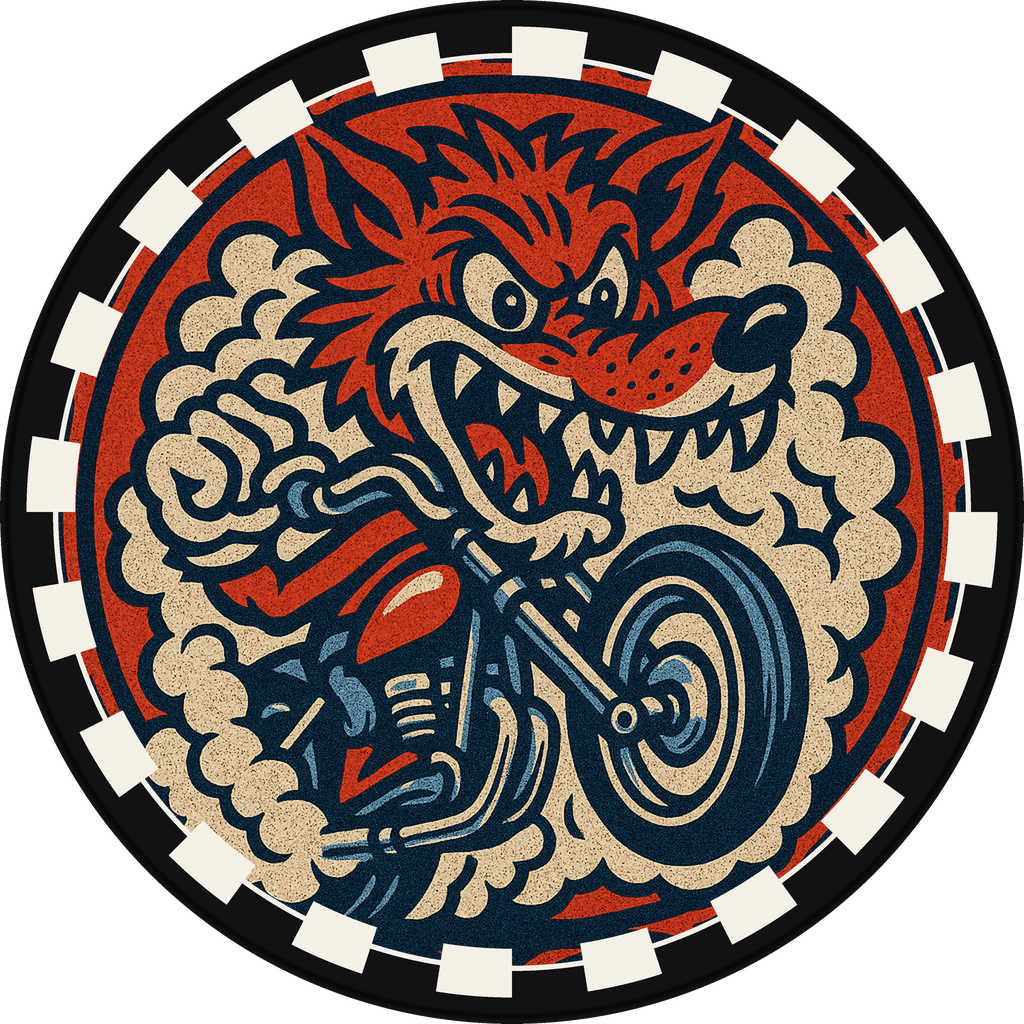 Wheelie Wolf, cap #460