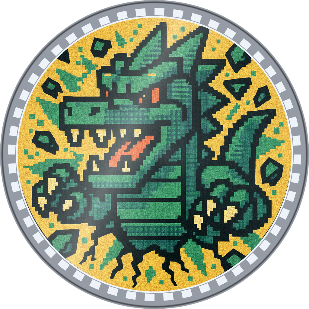 Blocky Dragon, cap #483
