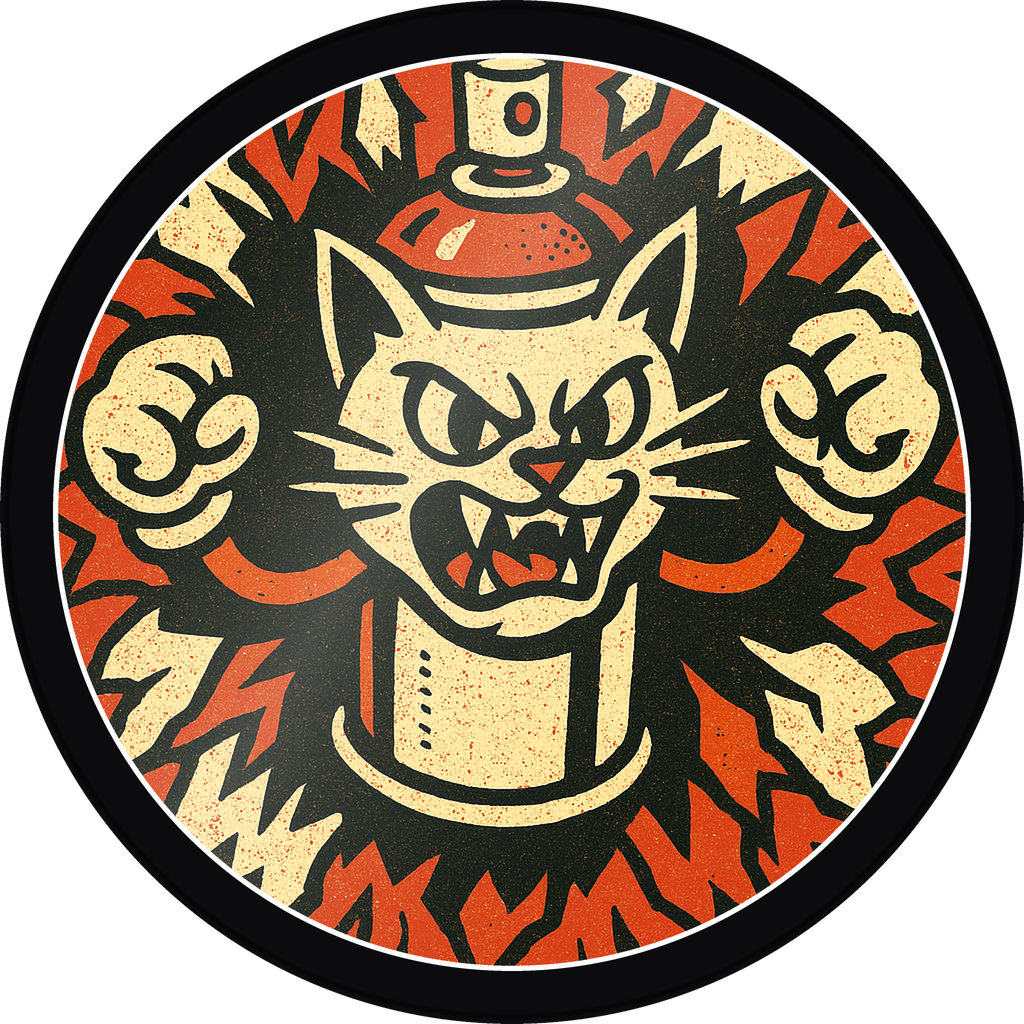 Spray Can Cat, cap #496