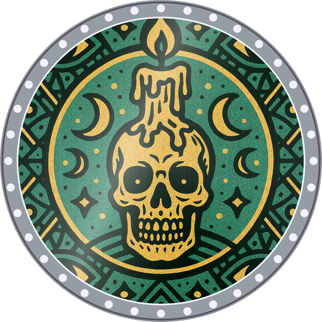 Candle Skull, cap #501