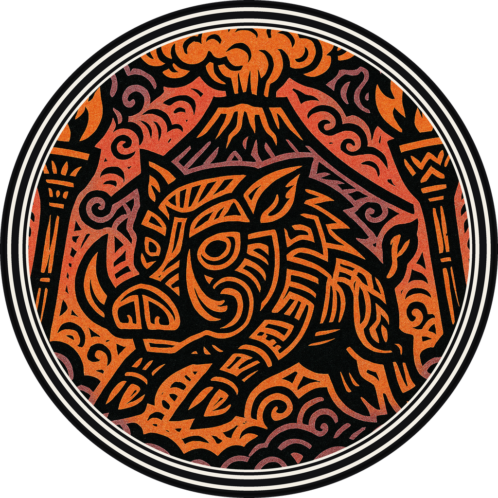 Basalt Boar, cap #55