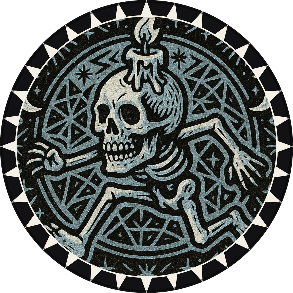 Candle Skull, cap #609