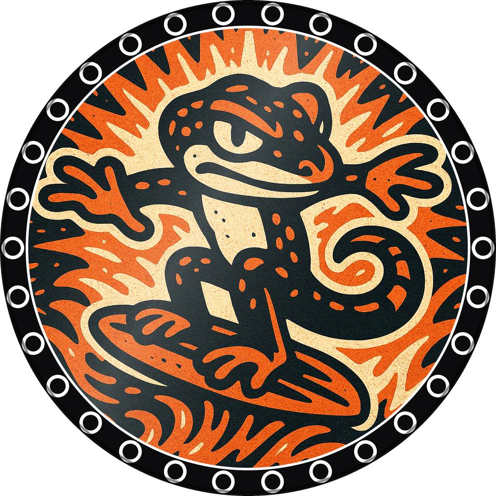 Gnarly Gecko, cap #65
