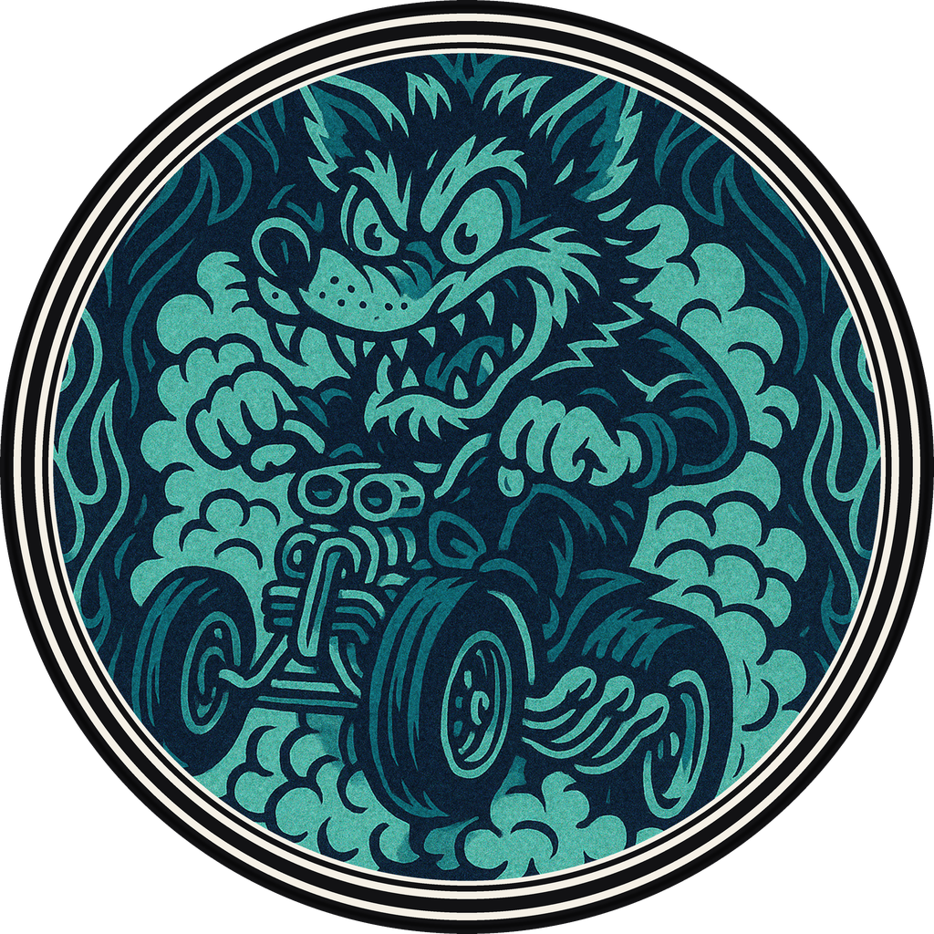 Wheelie Wolf, cap #766