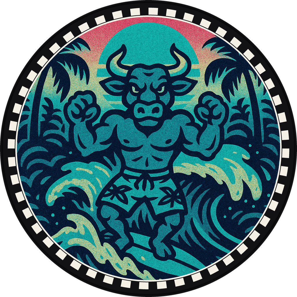 Board Shorts Bull, cap #774